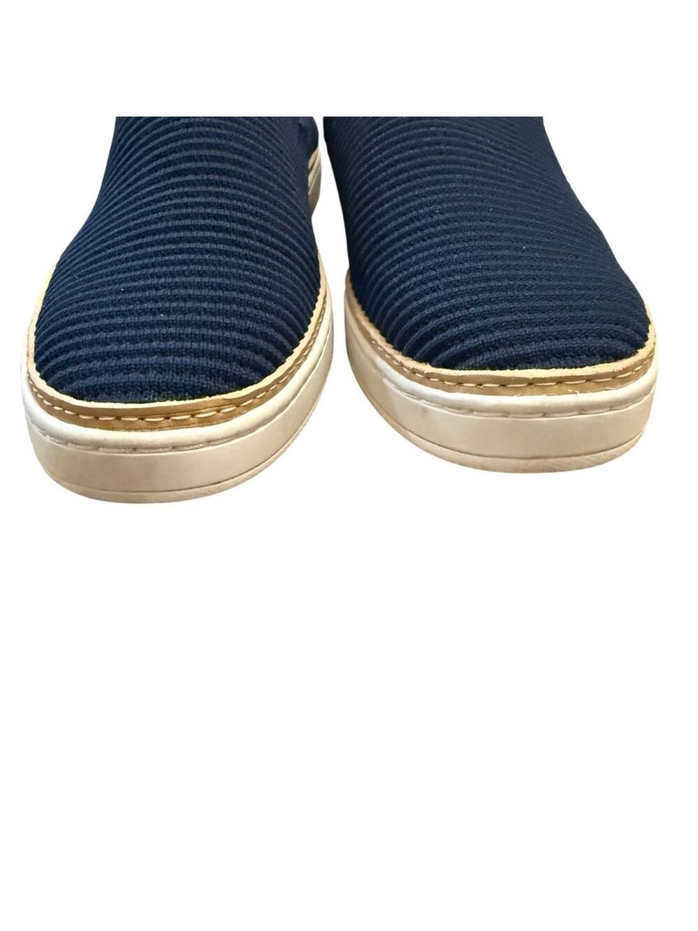 UGG Women's Sammy Slip On Sneaker Navy Blue Ribbed Knit Size 7 - Picture 2 of 10